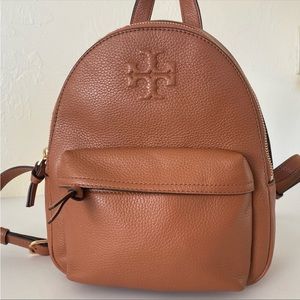 ✨Tory Burch Cognac Mini Backpack